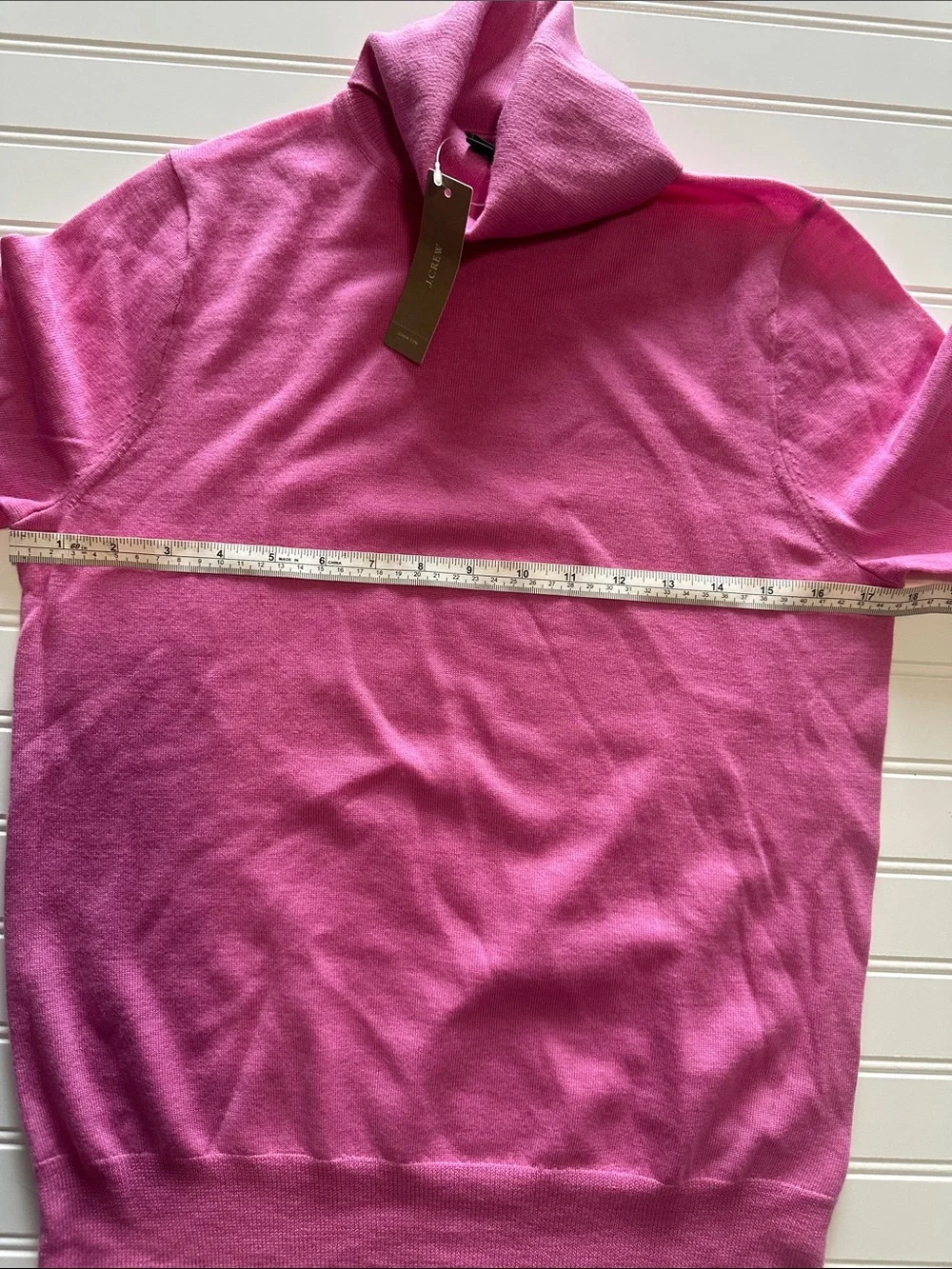 J.Crew 100% Merino Wool Turtleneck Sweater Pink NWT Women’s Medium